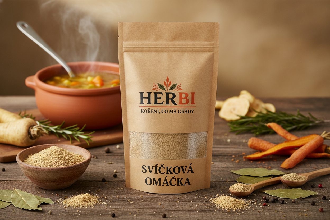 Parný hrniec so zeleninou a korením, teplá vôňa nedieľnej sviečkovej