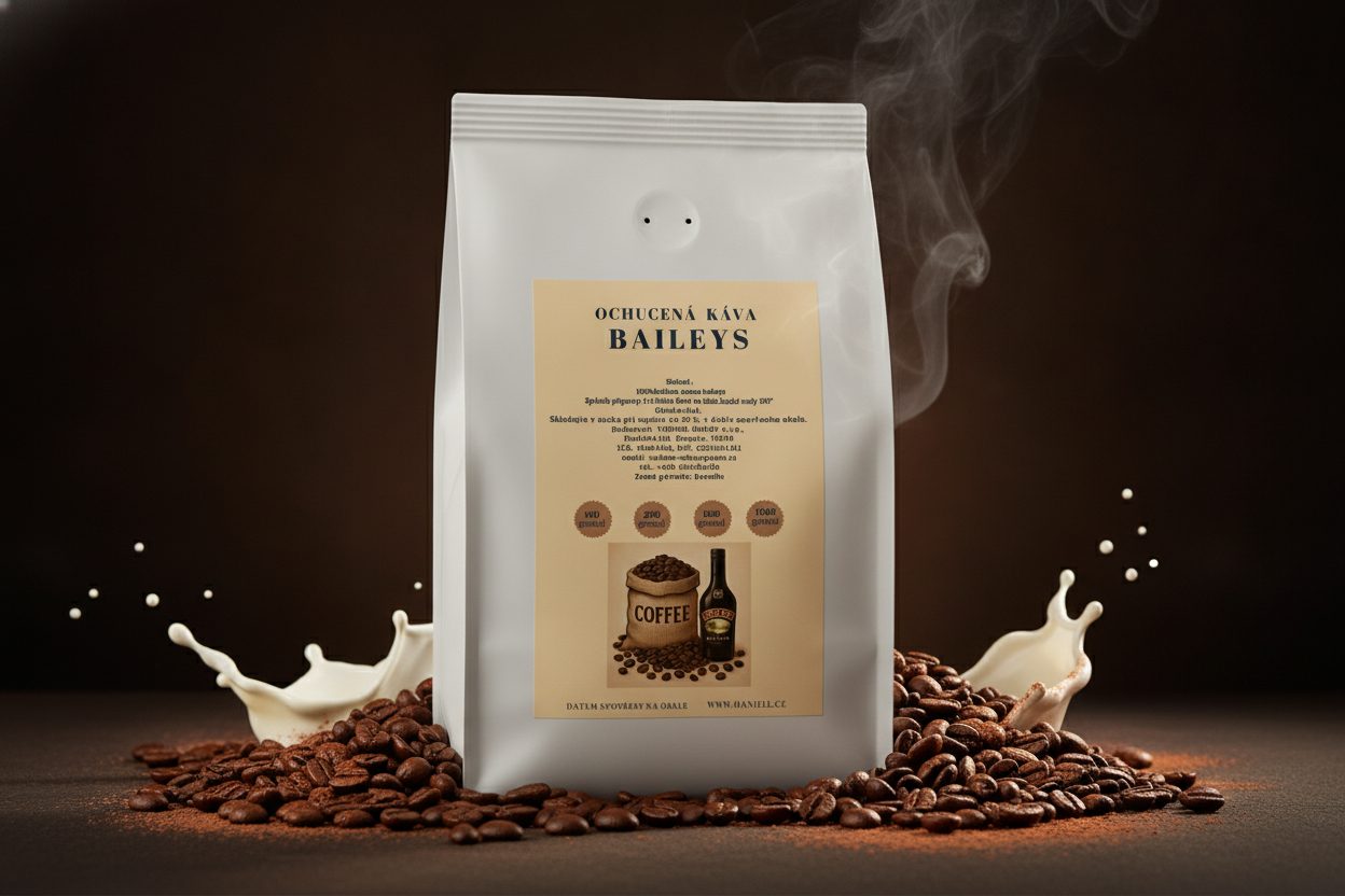 Zrnková káva Baileys – 100% arabika s krémovým aroma irského likéru