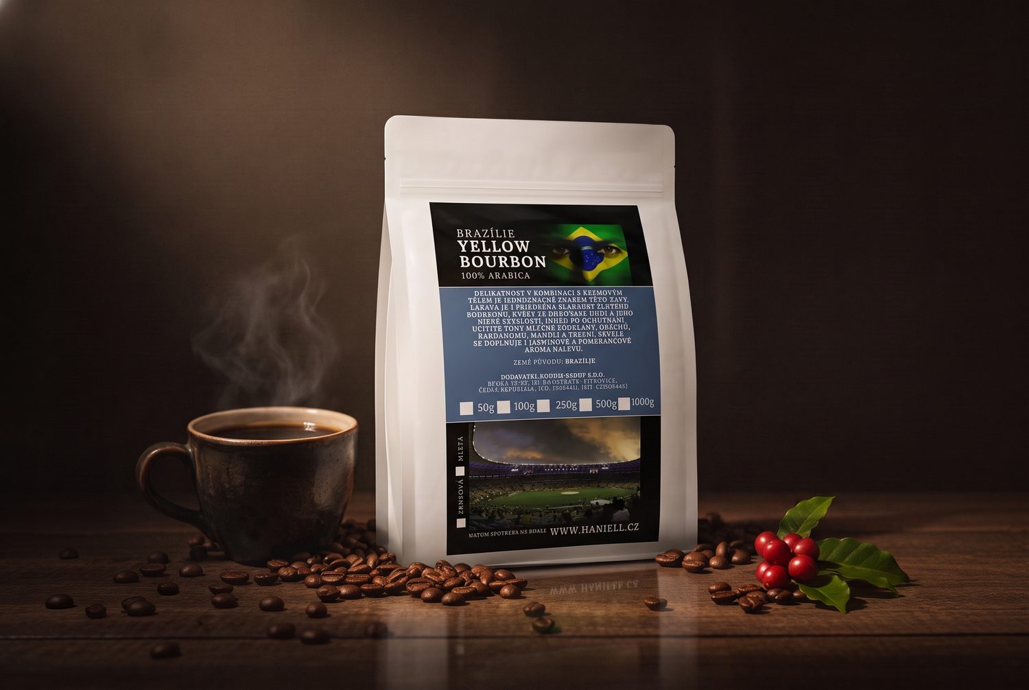 Káva Yellow Bourbon – sametový brazilský profil s čokoládou a oříšky