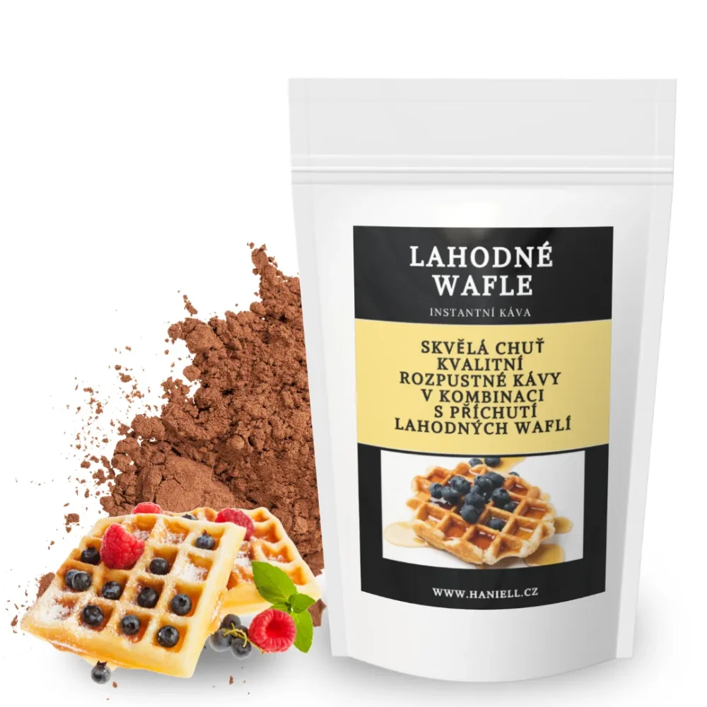 Rozpustná káva Lahodné wafle