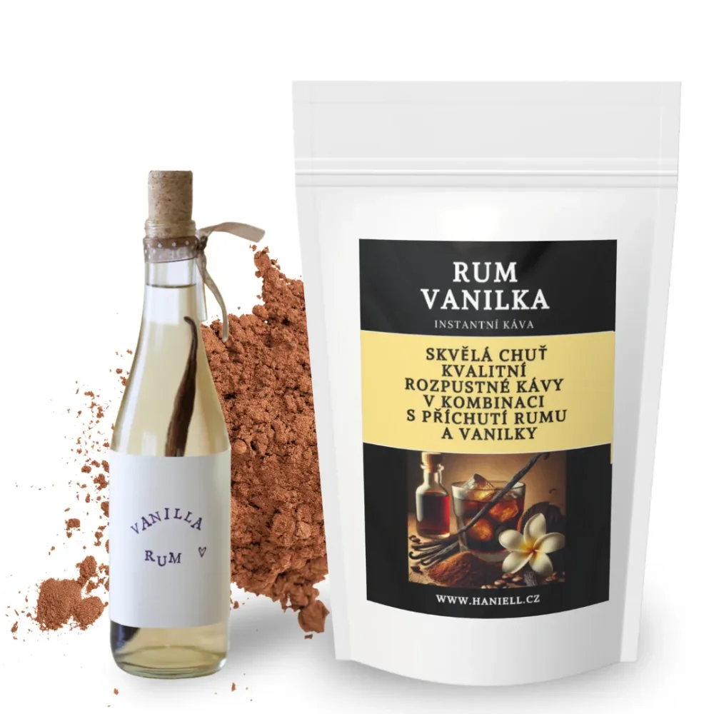 Rozpustná káva Rum - Vanilka