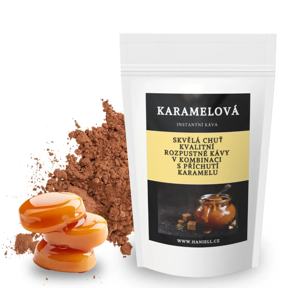 Rozpustná káva Karamel