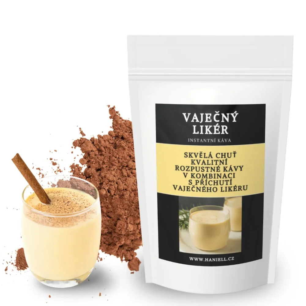 Rozpustná káva Vaječný likér