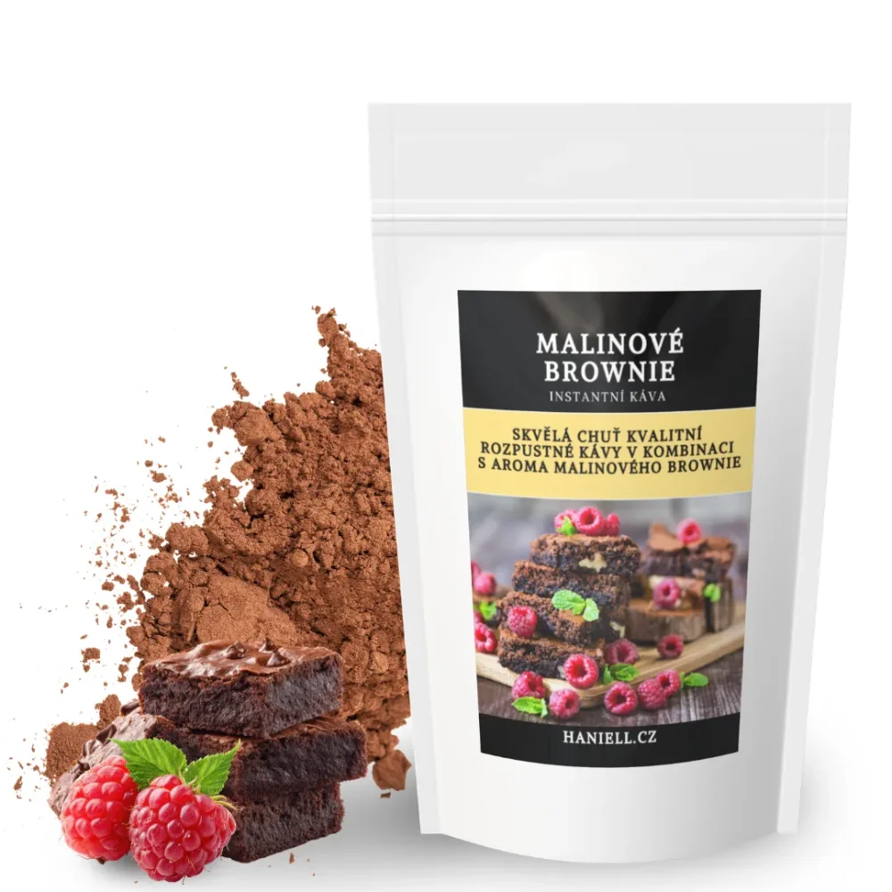 Rozpustná káva Malinové brownies