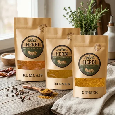 Degustačná sada Rumcajs, Manka a Cipiesok HERBI